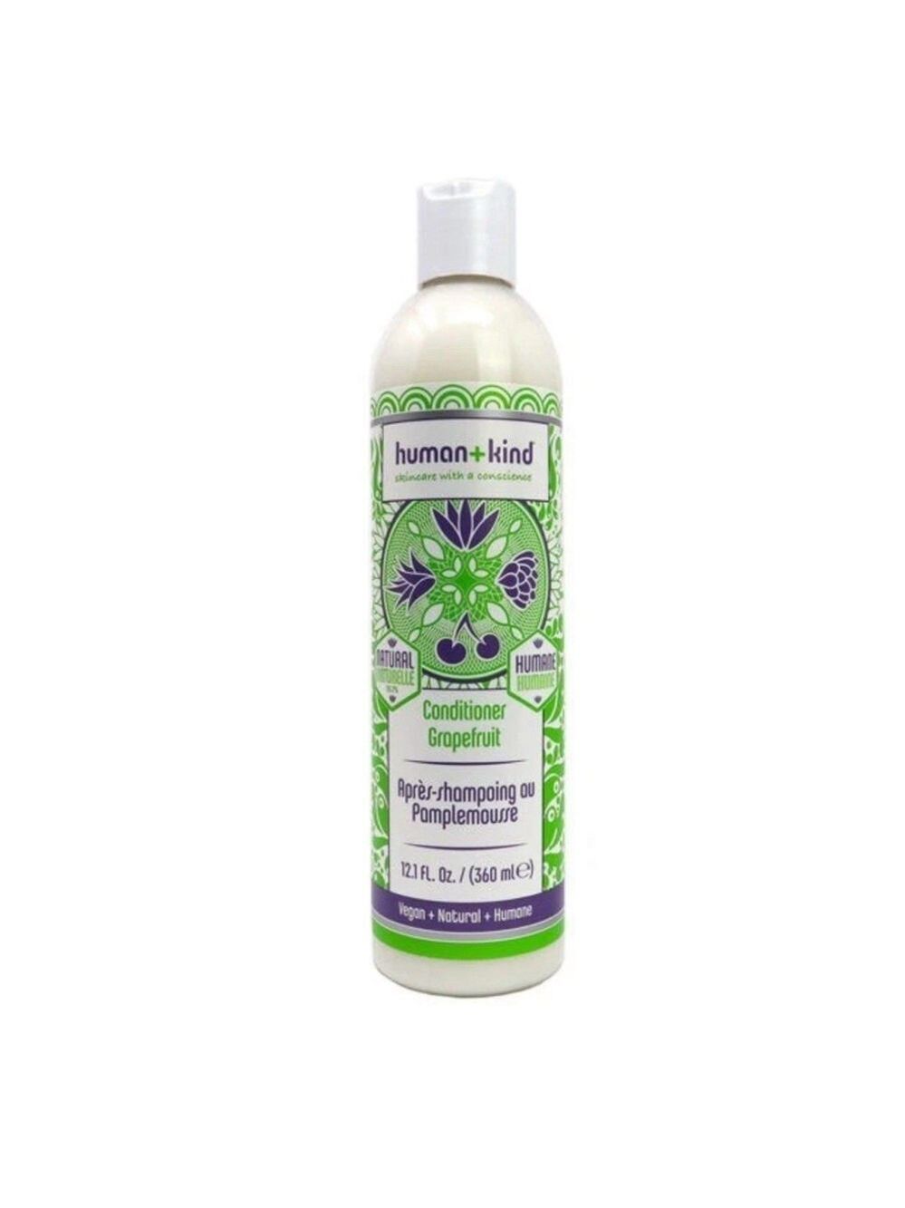 Human+Kind Skincare With A Conscience Conditioner Grapefruit ~ 12.1 oz / 360 ml